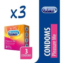 Buy Durex Pleasure Me - 3 Pcs X 3 Packs in Egypt