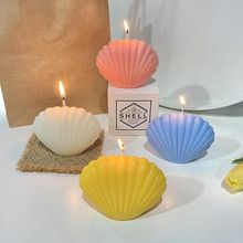 Buy Shell Shape Candle Silicone Mold DIY Handmade Plaster Epoxy Resin Molds Chocolate Cake Aromath Soap Making Supplies Home Decor in Egypt