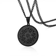 اشتري Pentagram Necklace Seven Archangel Amulet Protection Pentacle Pendant Necklaces for Women Men Trend Stainless Steel Jewelry Gift في مصر