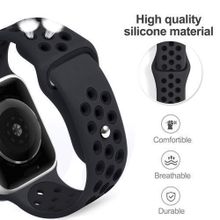 Buy Sport Strap For Apple Watch Series 4/5 - 38mm/40mm - Black in Egypt