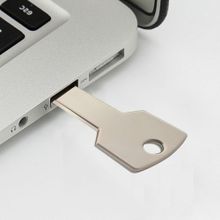 اشتري 16GB USB 2.0 Key Shaped Flash Memory Drive - Silver في مصر