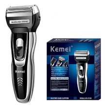 Buy Kemei KM-5558 3 In 1 Rechargeable Electric Shaver- Black in Egypt