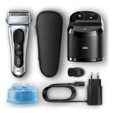 اشتري Braun 8390cc Series 8 Wet & Dry Shaver - Silver/Black في مصر