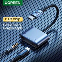 Buy Ugreen USB C To 3.5mm Headphone And Charger Adapter Type C To Aux Audio Jack in Egypt