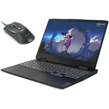 Buy Lenovo Laptop Lenovo IdeaPad Gaming 3 - 15.6" Inch - Intel Core I7-12650H - 16GB 512GB-SSD - NVIDIA RTX 3060 6GB - FreeDOS - Onyx Grey + Lenovo Gaming RGB Mouse in Egypt