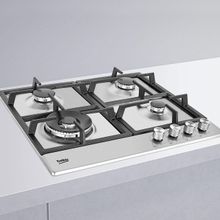 Buy Beko Built-in Gas Hob 60 Cm Stainless Steel - HIAW 64225 SX in Egypt