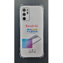 Buy Back Cover For OPPO Reno 6 4G - Transparent in Egypt