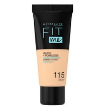 اشتري Maybelline New York Fit Me Matte & Poreless Foundation - 115 Ivory في مصر