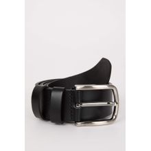 Buy Defacto Man Oval Buckle Leather Jean Belt in Egypt