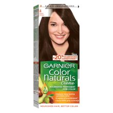 Buy Garnier Color Naturals Permanent Crème Hair Color - 4 Brown in Egypt