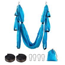 Buy Strength Yoga Hammock Official Band Yoga Trapeze Anti Gravity Swing/Sling/Inversion Tool For Women Sport Fitness Yoga Gym Set(Red) XIAOY in Egypt