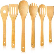 Buy 6 Pieces Wooden Spoons Set Wooden Spoons For Cooking in Egypt