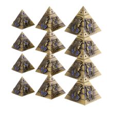 Buy 4 Set Metal Egyptian Pyramids Statue Souvenir Keepsake Collectible in Egypt