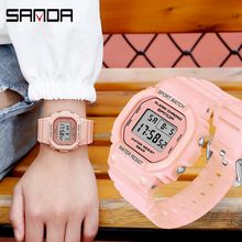 Buy Sanda Women Sports Watch Waterproof Digital Watches 293 in Egypt