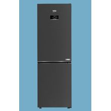 اشتري Beko Freestanding Combi Refrigerator, No Frost, 2 Doors, 316 Litres,Dark Inox - RCNE367E30XBRI في مصر