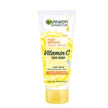 Buy Garnier Garnier Skin Active Fast Bright Face Wash With Vitamin C And Lemon - 100ml in Egypt