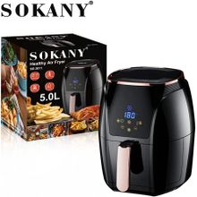 Buy Sokany Healthy Digital Screen Air Fryer - 5l Sk-3011 in Egypt