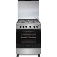 Buy Zanussi ZCG622A6XA Stainless Steel Gas Cooker - 4 Burners - 60cm - Silver in Egypt