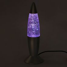 اشتري Brand 1pc 3D Rocket Multi Color Changing Lava Lamp RGB LED Glitter في مصر