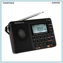 Buy Retekess V-115 FM/AM/SW Radio Multiband Radio Receiver REC Recorder Bass Sound MP3 Player Speakers With Sleep Timer Black in Egypt