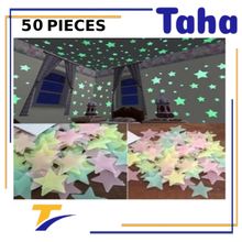 Buy Taha Offer Luminous Stars Glow In The Dark Wall Stickers   50 Pcs in Egypt
