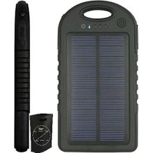 اشتري LED Outdoor Travel Dual USB Solar Mobile Phone Power Bank Case Charger + Zigor Special Bag في مصر