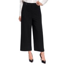 اشتري Stylex Casual Women Cloth BLACK Short Pants-wide Leg في مصر