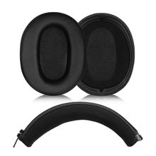 Buy (Black  Set)Soft Protein Ear Pads Earphone Earpads For Sony WH-CH710N Headphone Thick Cushions Earphone Earpads Sleeves Head Beam Headband MAS in Egypt