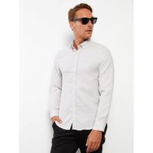 Buy LC Waikiki Slim Fit Long Sleeve Poplin Men Shirt in Egypt