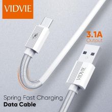 Buy Vidvie Micro Data Cable Fast Charge(3.1A) - White in Egypt