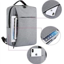 اشتري Laptop Bag 156-Inch Laptop With Audio & USB Charge Port  – Grey في مصر