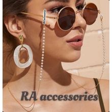 Buy RA accessories Women Eyeglasses Chain  Metal Chain With Pearls in Egypt