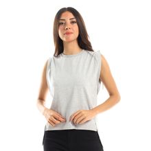 Buy aZeeZ Top Cut Shirt Grey   - Women Top in Egypt