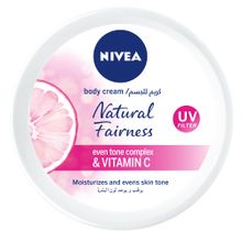 اشتري NIVEA Natural Glow Body Cream, Even Tone Complex & Vitamin C, All Skin Types, Jar 50ml في مصر