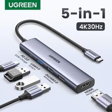 اشتري Ugreen Revodok USB C Hub with 4K HDMI 100W PD Multiport Adapter في مصر