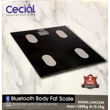 Buy Cecial Electronic Body Fat Analyzer  -  Up To 180 Kg - Black in Egypt
