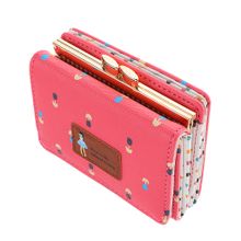 اشتري Womens Bifold Wallet Clutch Card Holders Purse Short Watermelon Red في مصر