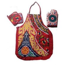 Buy Top Fit Ramadan Kitchen Apron Set With Oven Glove & Hand Pads in Egypt