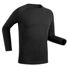 اشتري Decathlon Men's Ski Base Layer Top - Bl 100 - Black في مصر