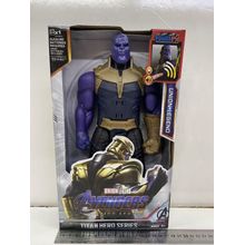 اشتري Marvel Films The Avengers Hulk Thanos Iron Man Spider Man Donar Black Panther Doll Model Toy with Lights Garage Kit Decorations في مصر