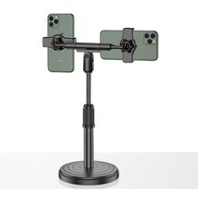 Buy Desktop Stand For Live Stream 360 Degree Rotating With 2 Mobile Phone Holder – A1 in Egypt