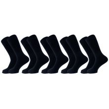 اشتري Sam Socks Men Classic Black Dress Socks 5 Pack في مصر