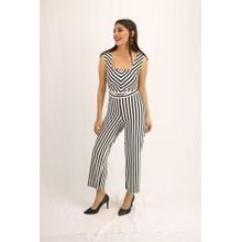 اشتري Ricci Casual Stripped Jumpsuit For Woman في مصر