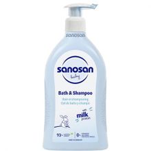 اشتري Sanosan Baby Bath & Shampoo - 500ml في مصر