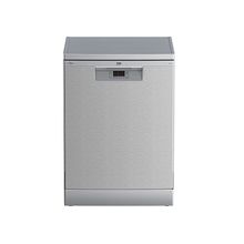 Buy Beko Dishwasher 5 Programs 14 Persons  - Silver Steam Digital BDFN15420S in Egypt