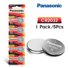 Buy Panasonic CR2032 Battery Panasonic - 3V - 5 Pcs in Egypt
