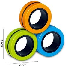 Buy Fidget Magnetic Rings Stress Relief Spinner Anti in Egypt