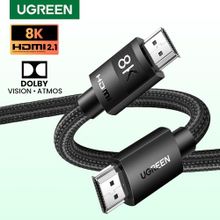 اشتري Ugreen 8K HDMI 2.1 Cable HD 8K@60Hz High Speed 48Gbps EARC HDR 1M في مصر