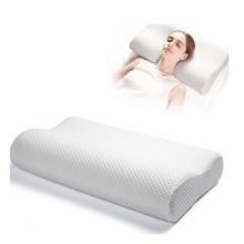 اشتري Pillow&Pillow Medical Neck Memory Foam Pillow - White في مصر