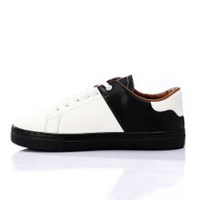 Buy Roadwalker Lace Up Round Toe Sneakers For Men-White & Black in Egypt